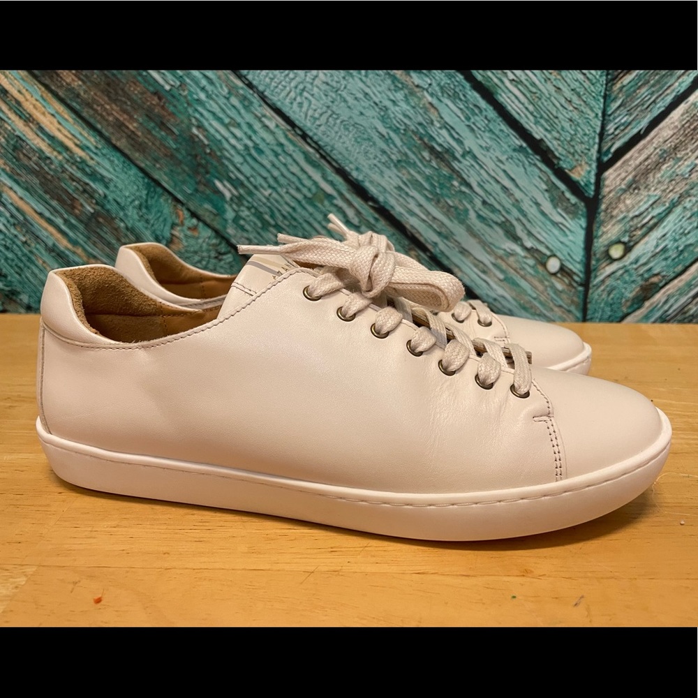 LES SOULIERS Sezane Baskets Jack SNEAKERS Shoes SMOOTH CREAM WOMEN'S US 7.5